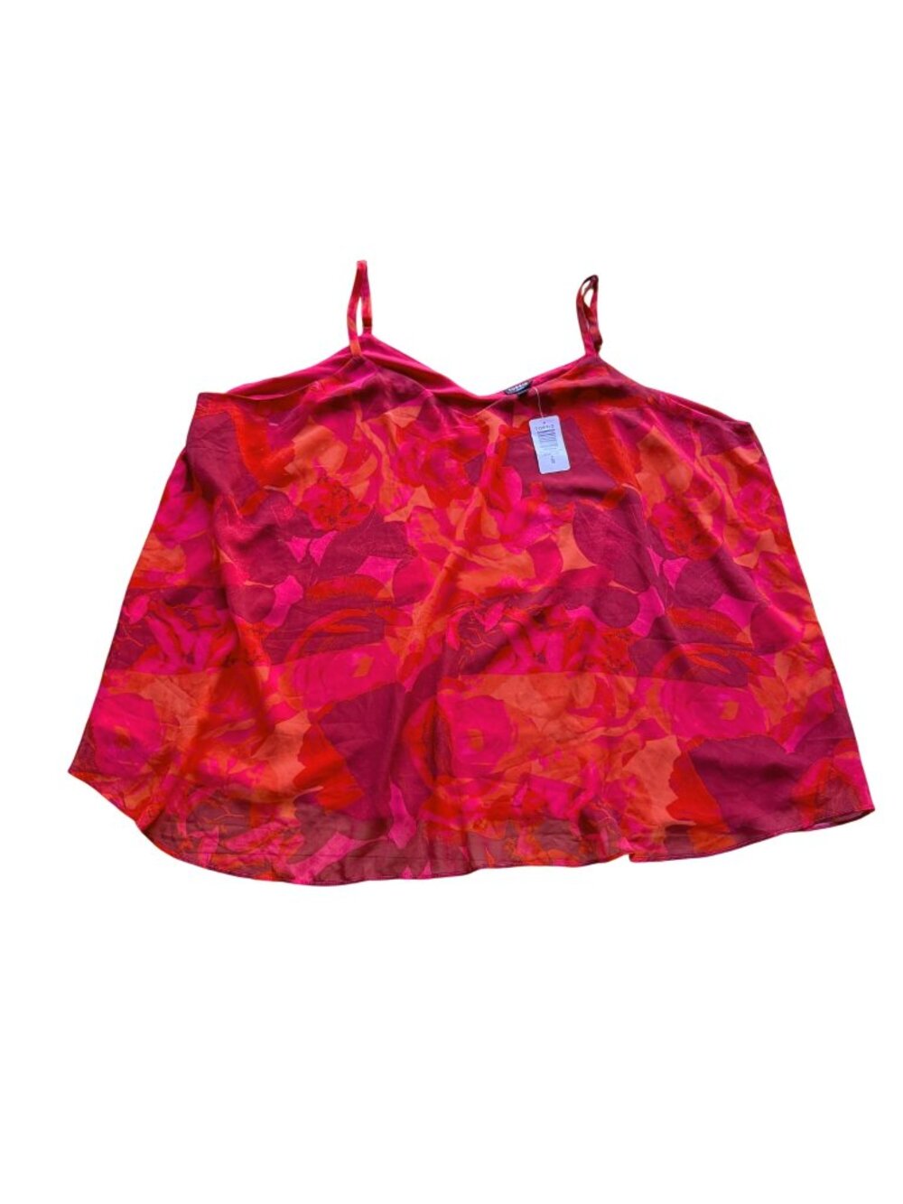 Torrid Shady Rose Floral Sophie Chiffon Swing Cami Size 5X